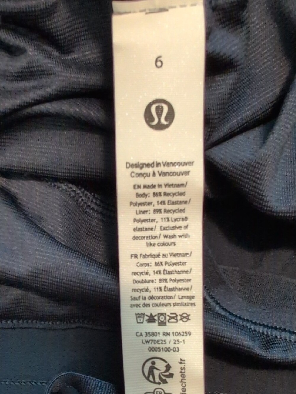 Lululemon Hotty Hot Lined Shorts Bundle | Size 6 True Navy - Picture 2 of 4